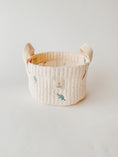 Load image into Gallery viewer, Quilted Basket | Little Dino
