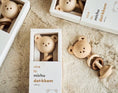 Load image into Gallery viewer, OIOIOOI Wooden Bear Rattle