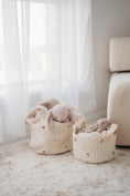 Load image into Gallery viewer, Quilted Basket | Cotton Flower