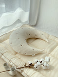 Load image into Gallery viewer, Hypoallergenic Moon Pillow | Cotton Flower