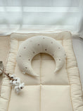 Load image into Gallery viewer, Hypoallergenic Moon Pillow | Cotton Flower