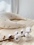 Load image into Gallery viewer, Hypoallergenic Moon Pillow | Cotton Flower