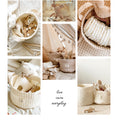 Load image into Gallery viewer, Quilted Basket | Cream