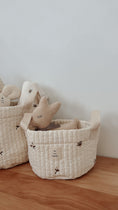 Load image into Gallery viewer, Quilted Basket | Cotton Flower
