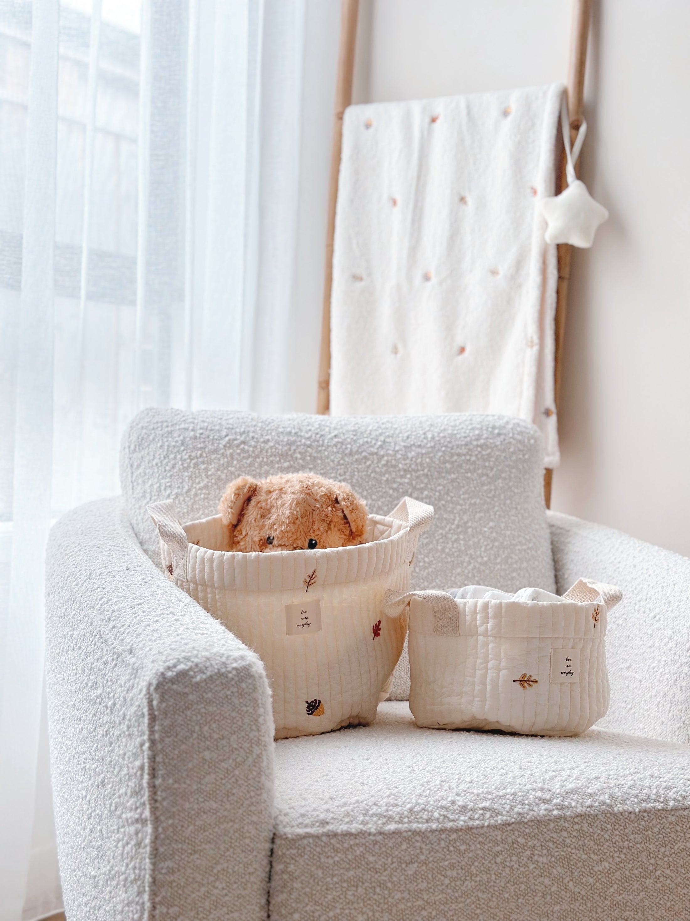 Quilted Basket | Maple Acorn