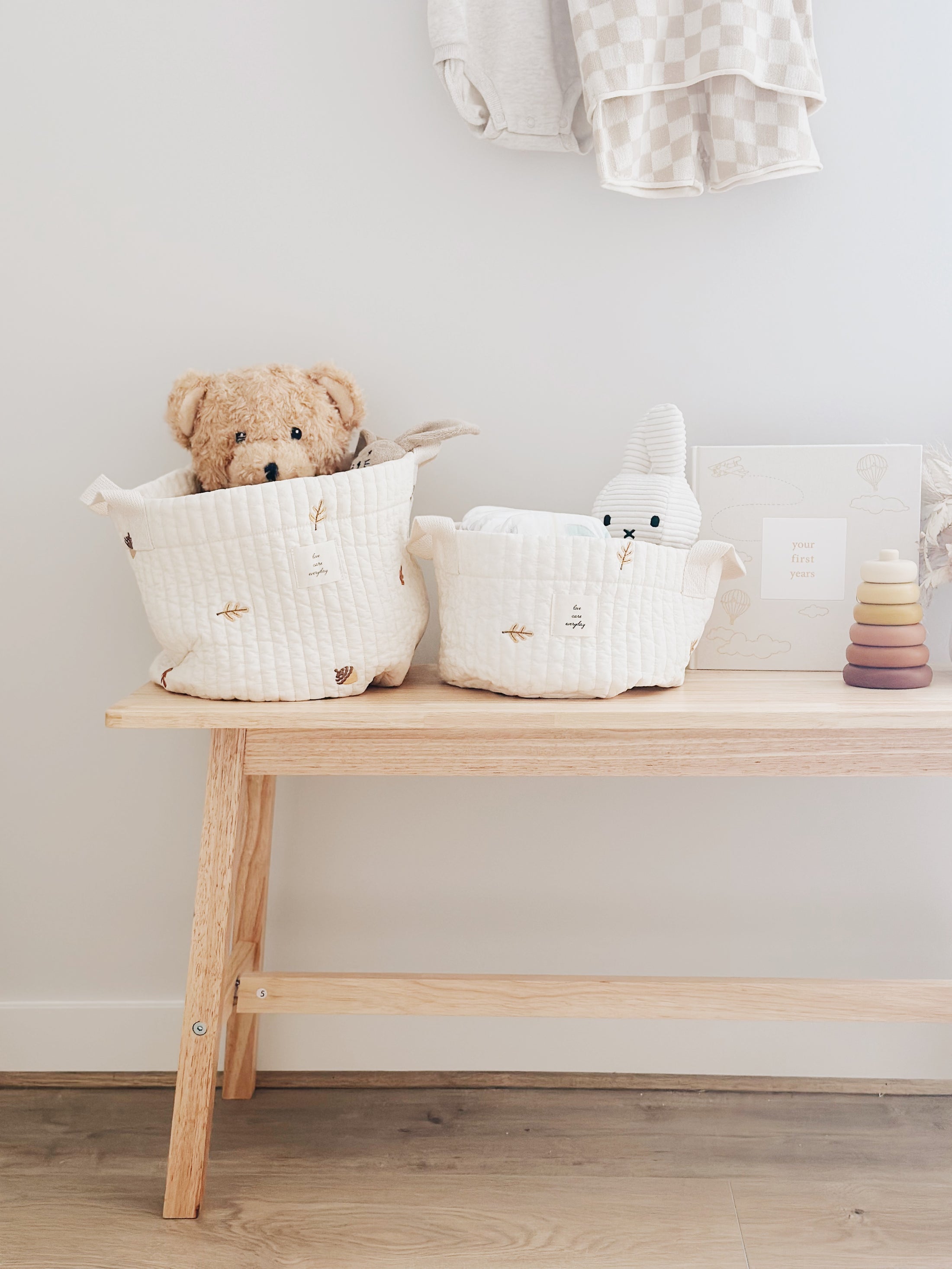 Quilted Basket | Maple Acorn