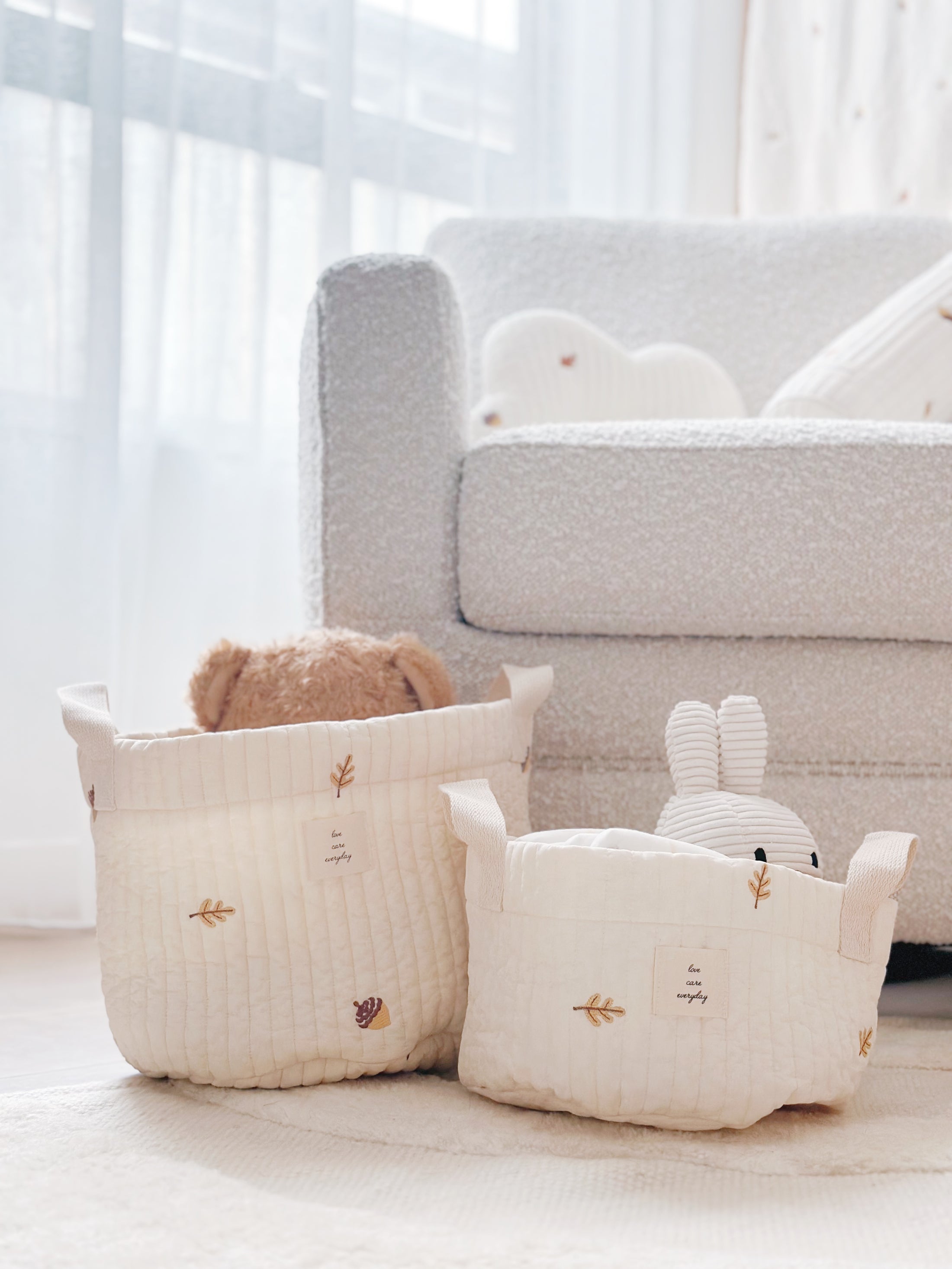 Quilted Basket | Maple Acorn
