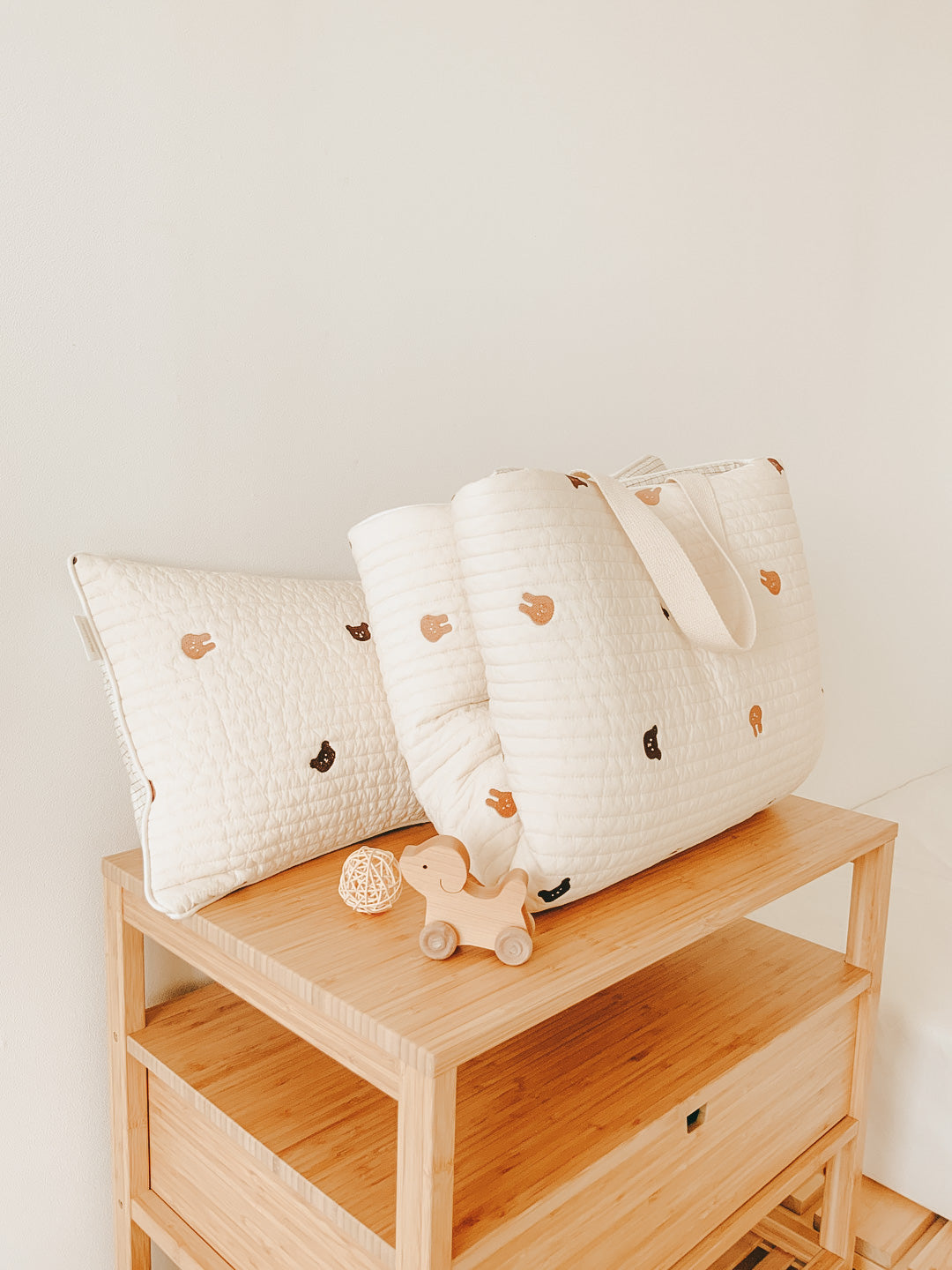 Quilted Nap Bed | Bunny Bear