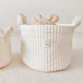 Load image into Gallery viewer, Quilted Basket | Cream
