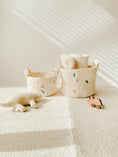 Load image into Gallery viewer, Quilted Basket | Little Dino
