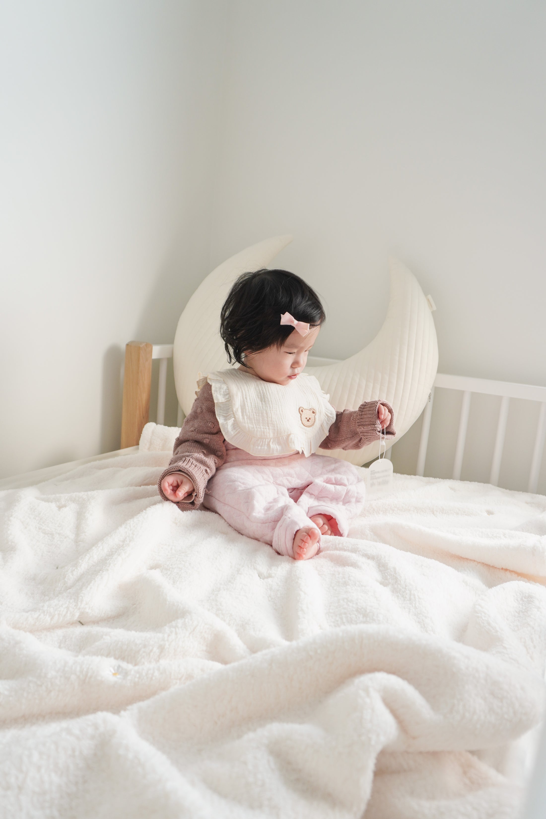 Velboa Blanket | White Daisy