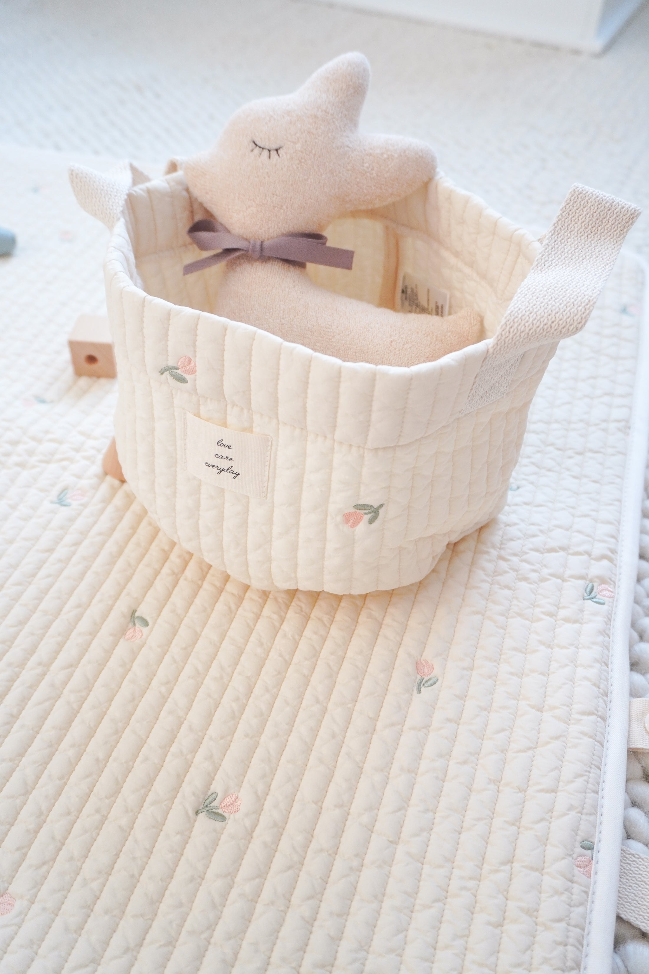 Quilted baby mat| Tulip