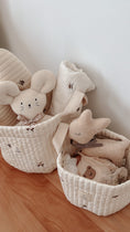 Load image into Gallery viewer, Quilted Basket | Cotton Flower
