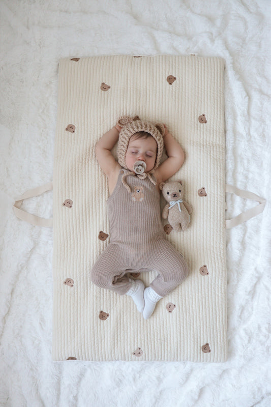 Quilted Nap Bed | Bear