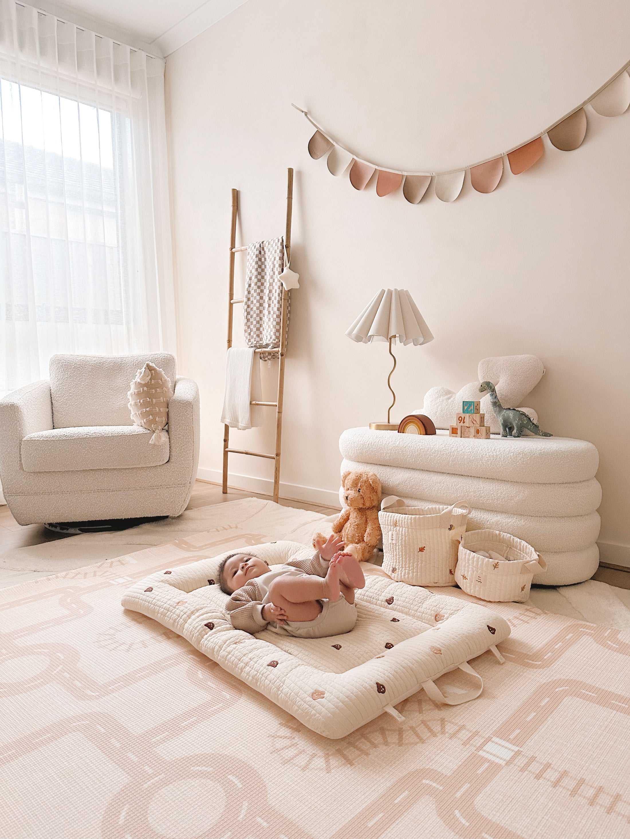 Hypoallergenic Baby Lounger | Bunny Bear