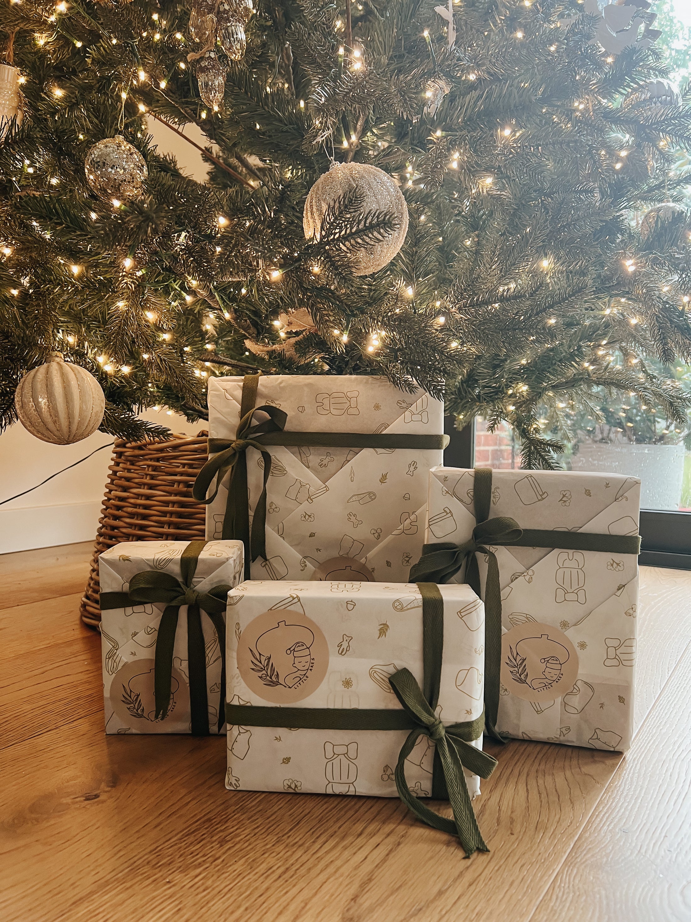 Christmas Gift | Set C- Gauze Blanket & Bear Rattle