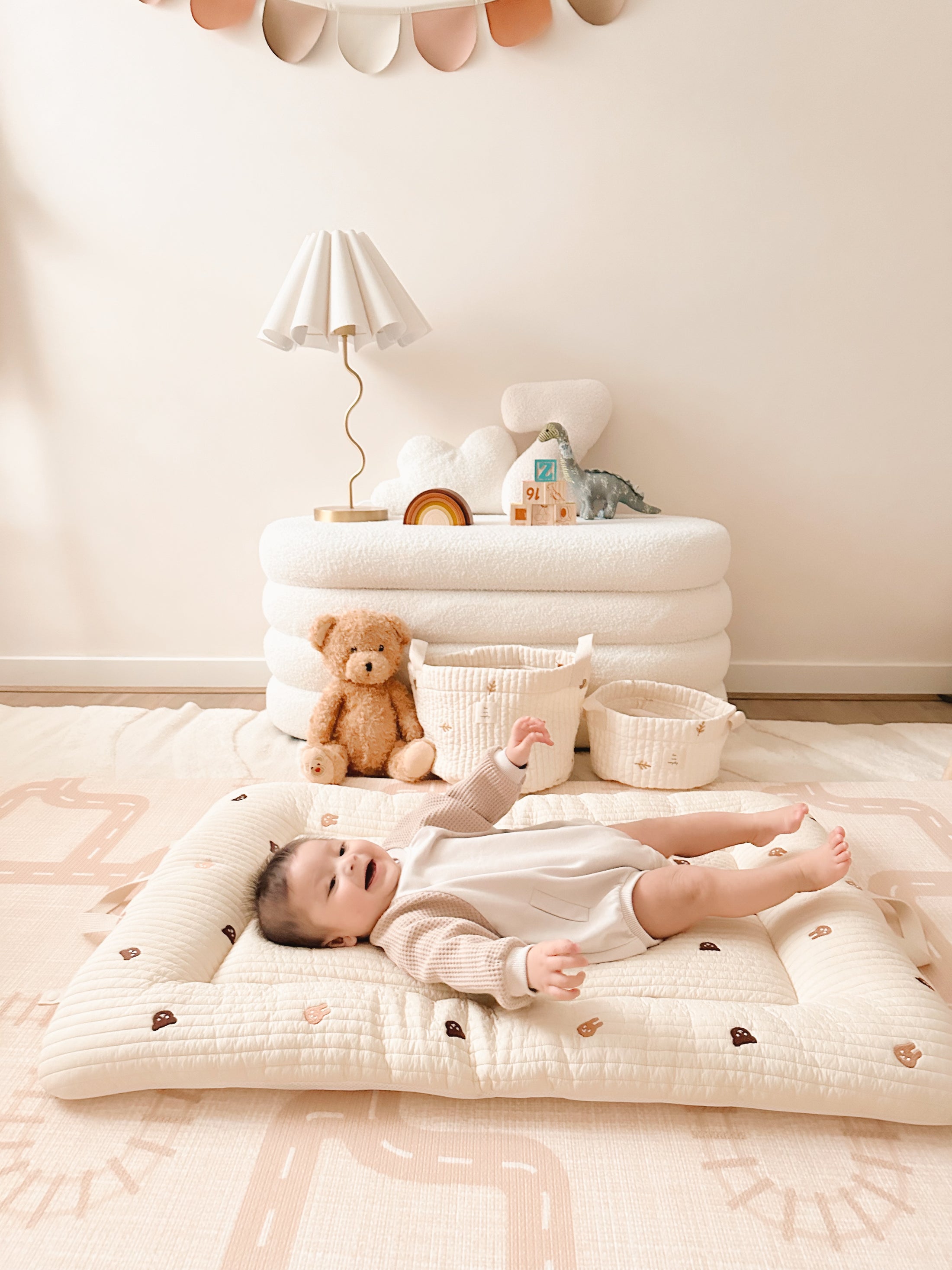 Hypoallergenic Baby Lounger | Bunny Bear