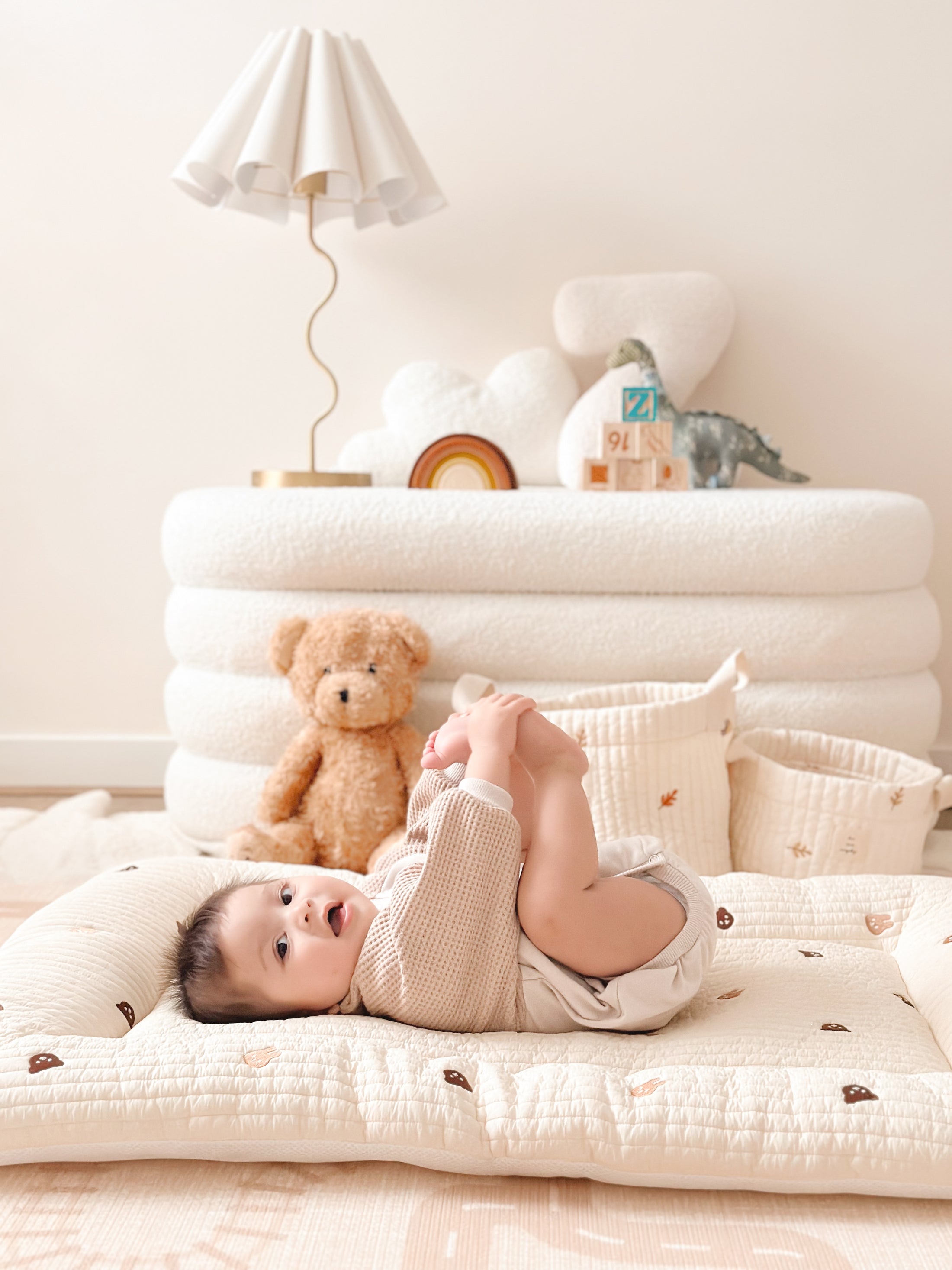 Hypoallergenic Baby Lounger | Bunny Bear