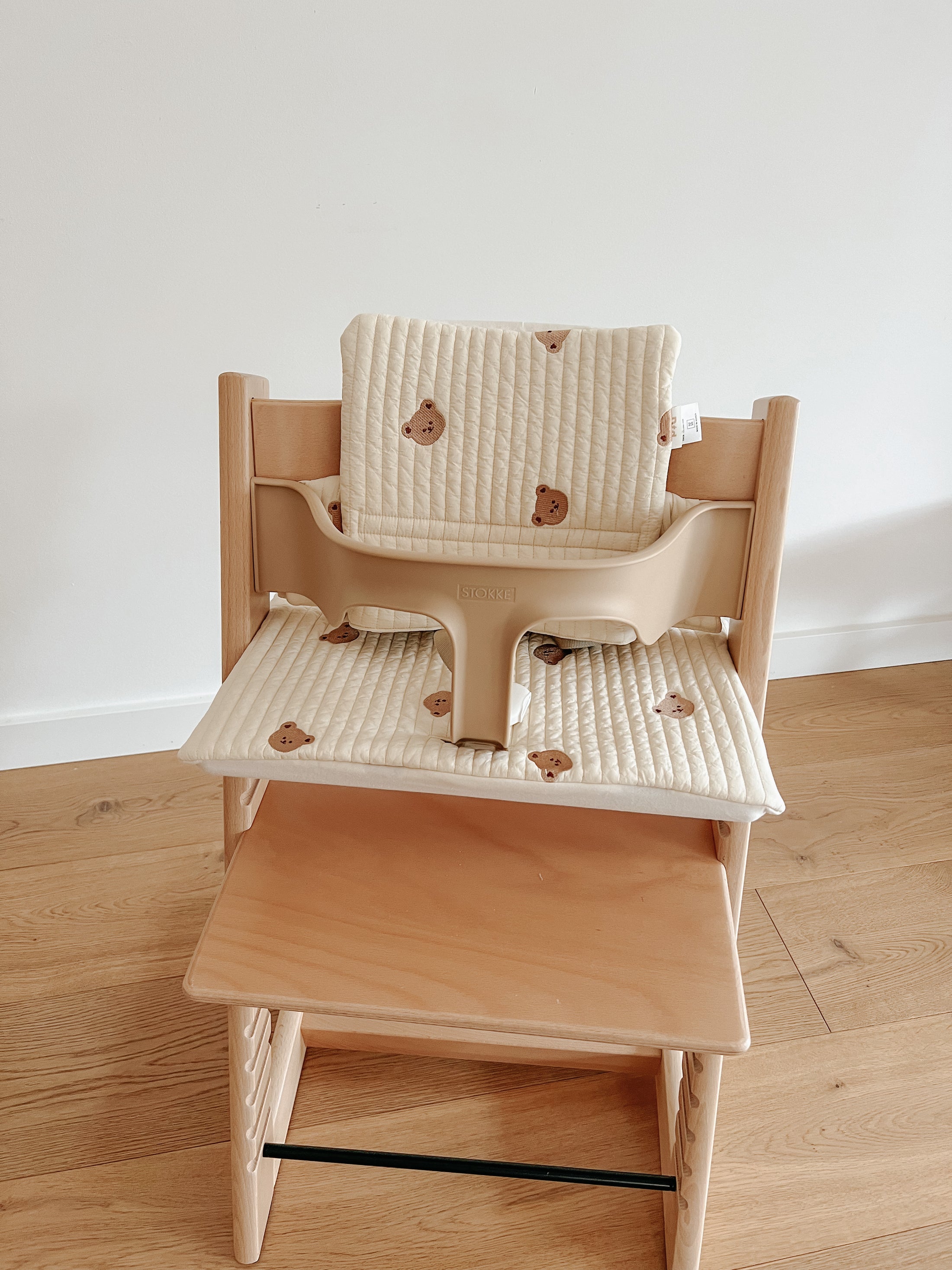 Stokke chair cushion- bear – Little Ares