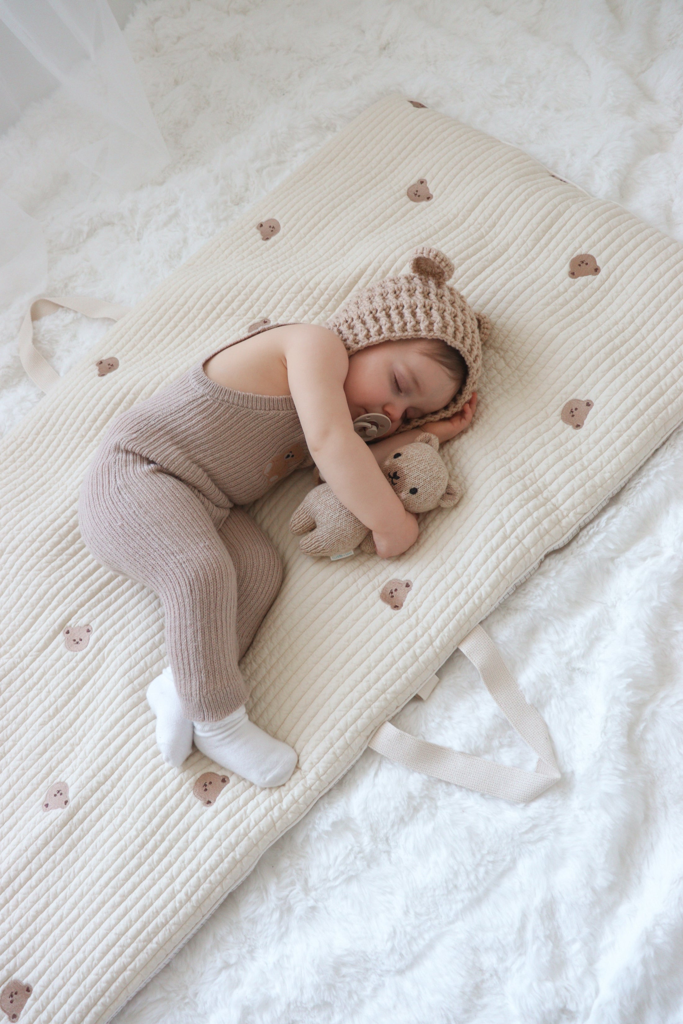 Quilted Nap Bed | Bear