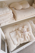 Load image into Gallery viewer, Newborn Gift| Set C- Baby Lounger with Doll & Gauze Blanket
