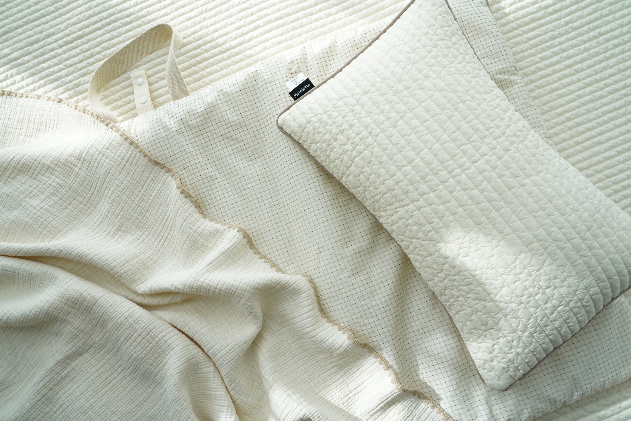 Quilted Nap Bed | Cream
