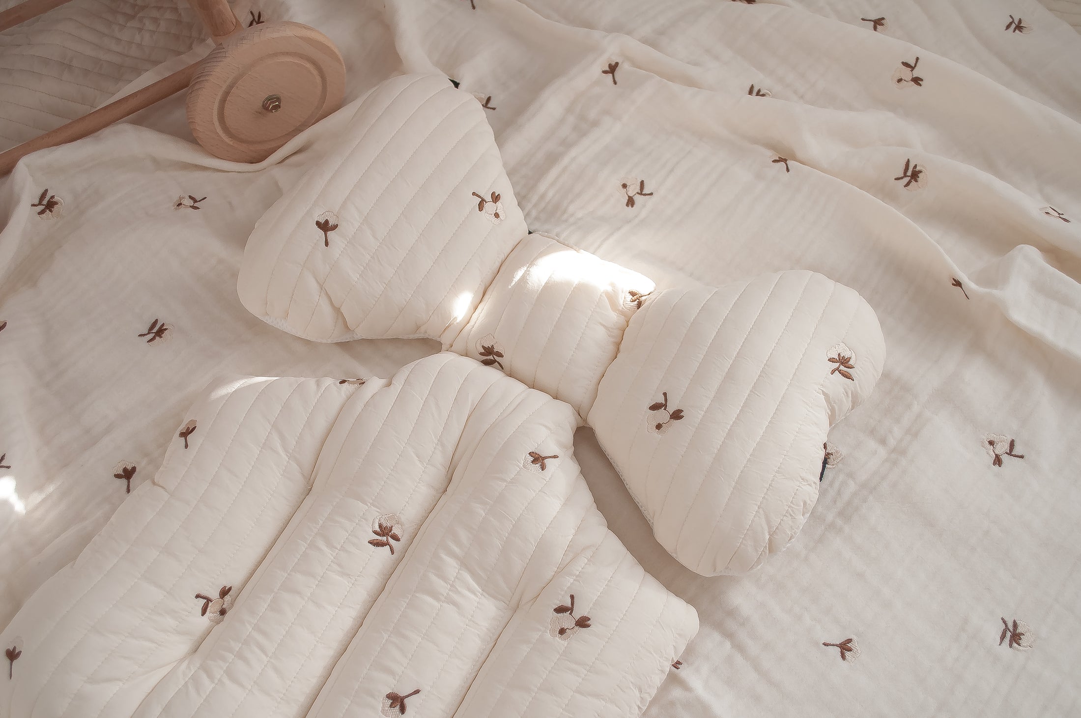 Pram Liner | Cotton Flower