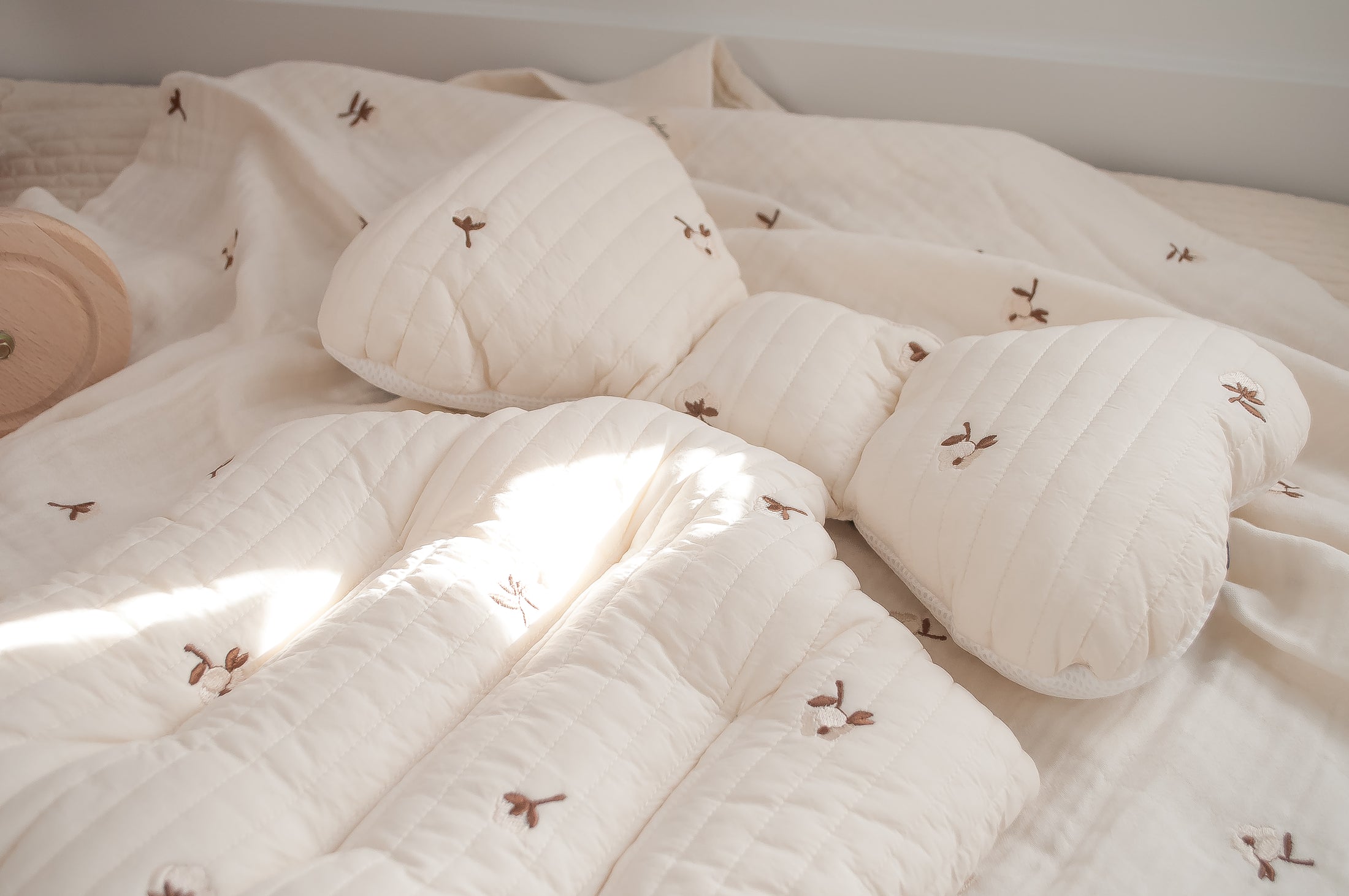 Pram Liner | Cotton Flower