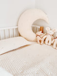 Load image into Gallery viewer, Hypoallergenic Moon Pillow | White Daisy

