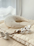 Load image into Gallery viewer, Hypoallergenic Moon Pillow |  Cotton Flower
