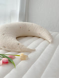 Load image into Gallery viewer, Hypoallergenic Moon Pillow | Tulip
