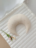 Load image into Gallery viewer, Hypoallergenic Moon Pillow | Tulip

