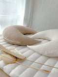 Load image into Gallery viewer, Hypoallergenic Moon Pillow | Khaki
