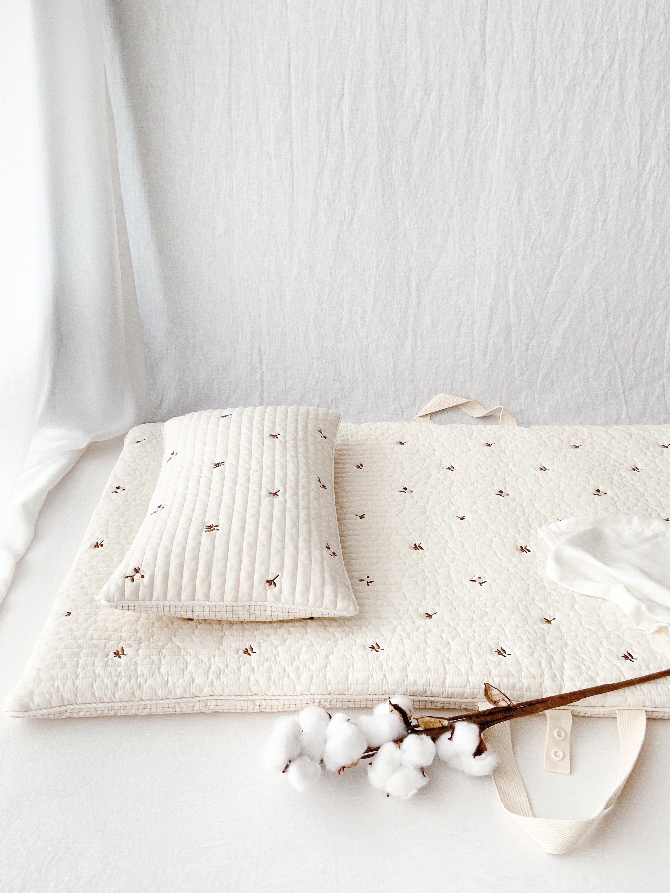 Quilted Nap Bed | Cotton Flower