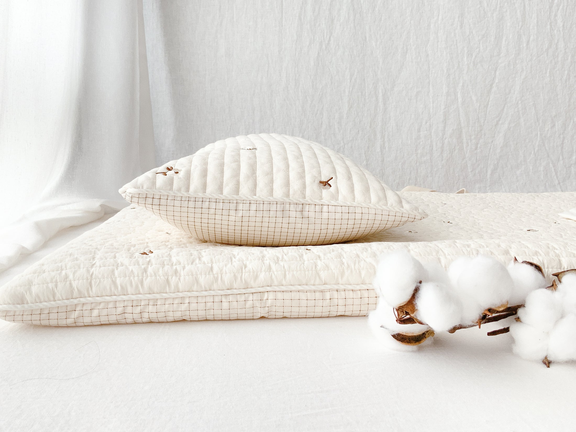 Quilted Nap Bed | Cotton Flower