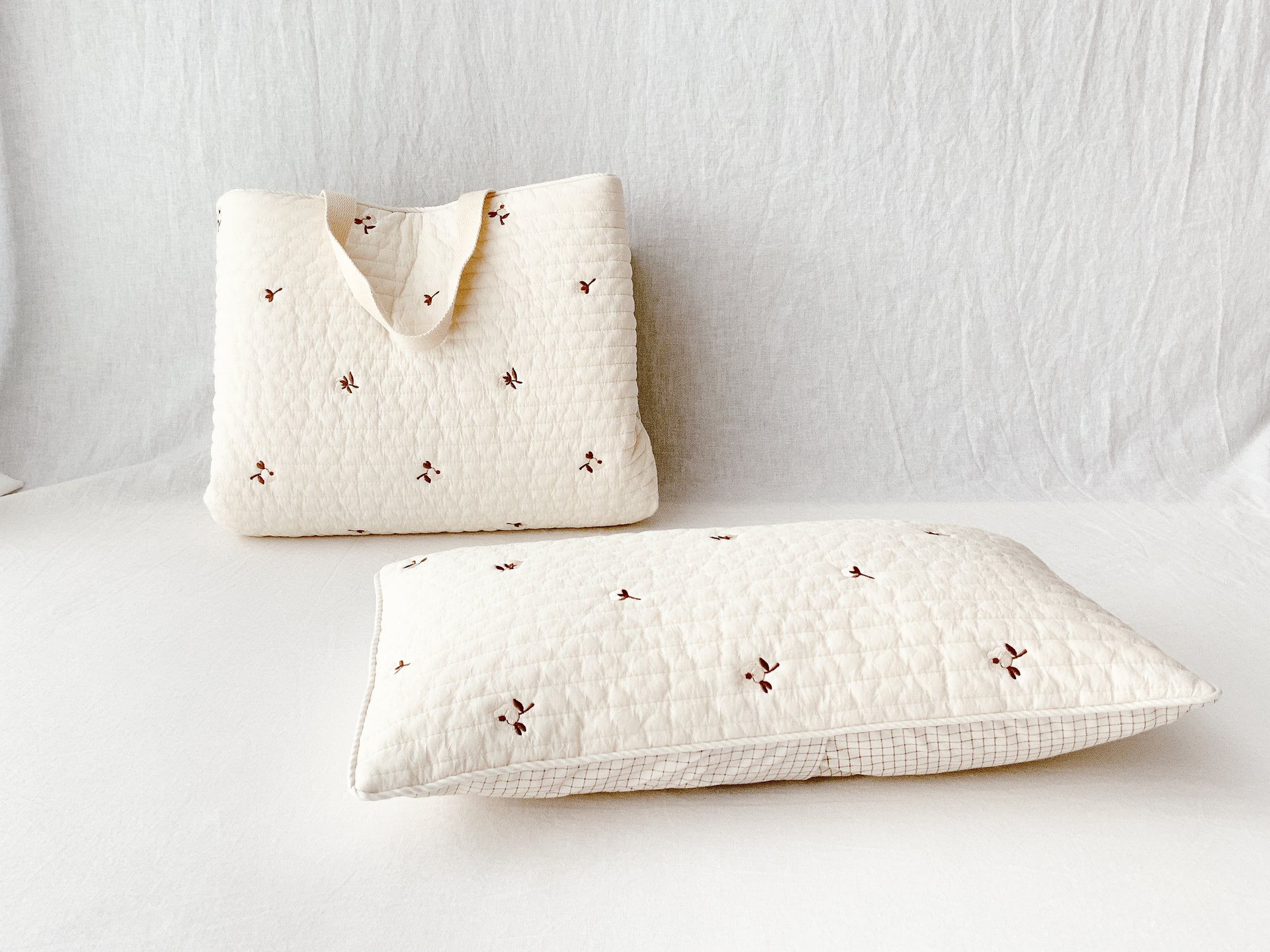 Quilted Nap Bed | Cotton Flower