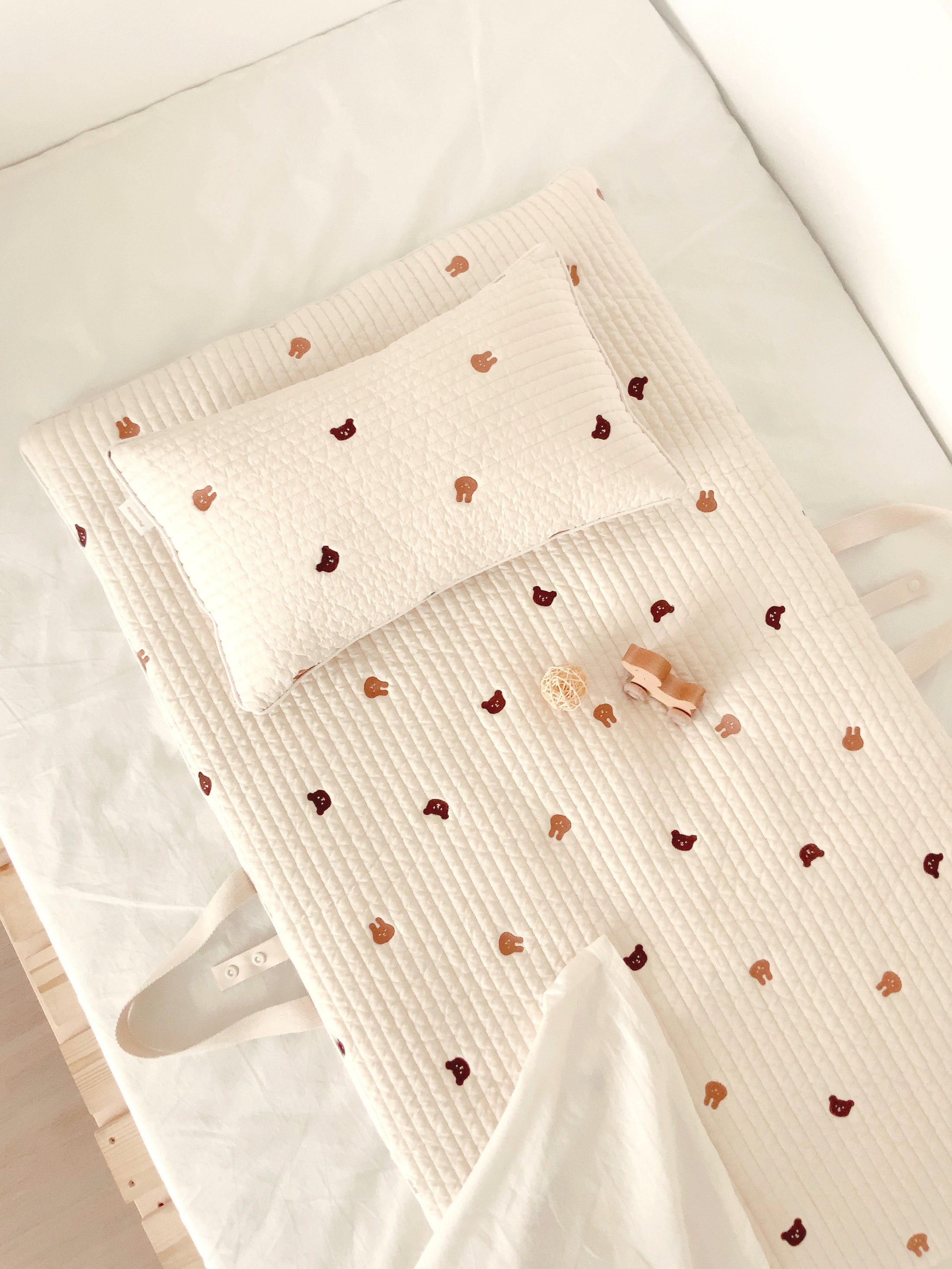 Quilted Nap Bed | Bunny Bear