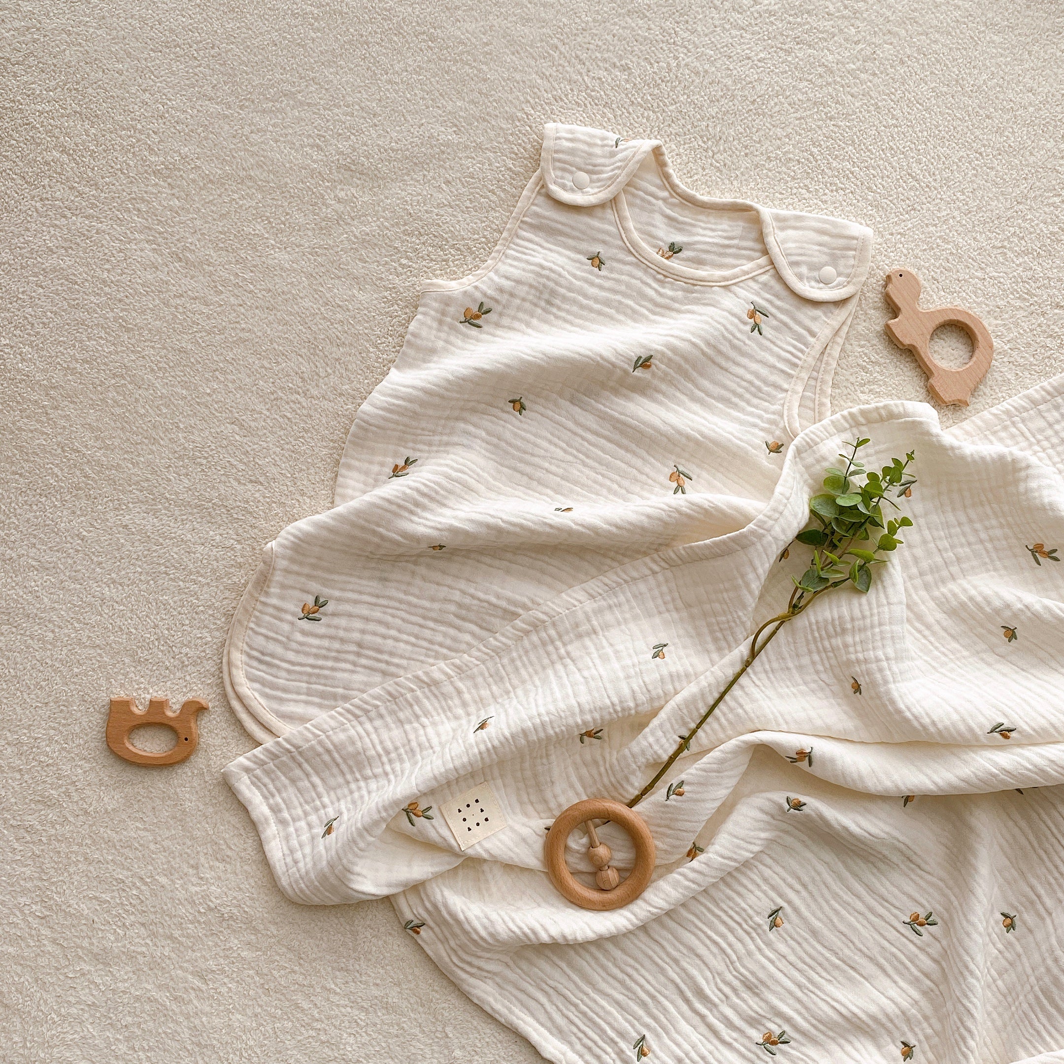 Gauze Blanket | Olive